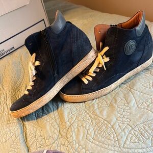 Paul green navy suede High-Top Sneakers